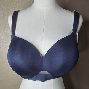 CACIQUE Lane Lightly Lined Balconette Bra Black Women's Size 42DD: New